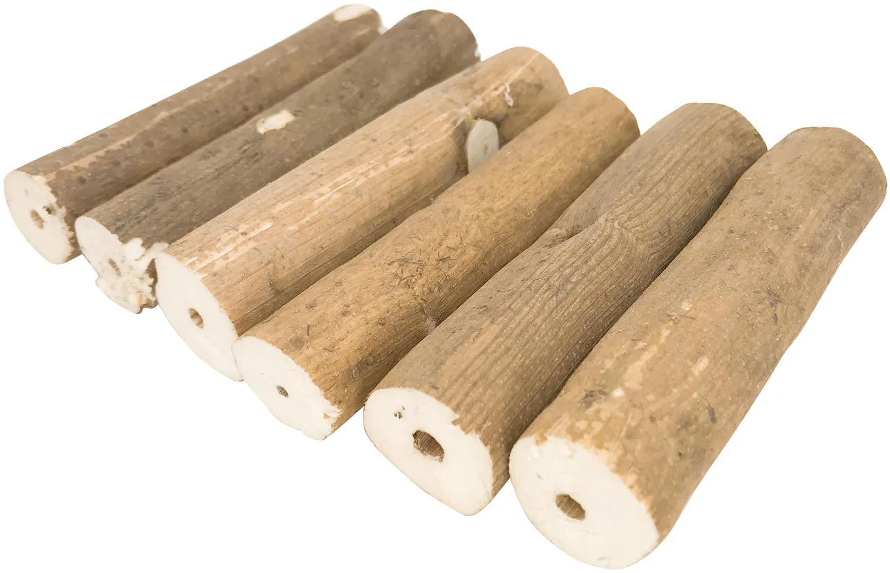 1211 Pk6 Natural Bark Sola Sticks