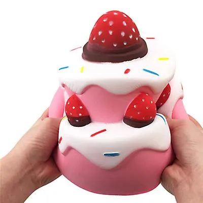 20*17*14cm Slow rebound Oversized Strawberry cake squishy,stress-relieving toy for kids,adult AZ16493