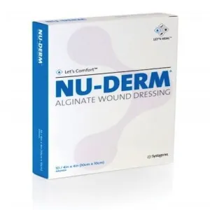 Acelity (Systagenix) AWD404 Nu-Derm Alginate Wound Dressing 10cm x 10cm (4" x 4")