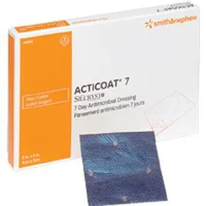 ACTICOAT Seven Day Antimicrobial Barrier Dressing 4" x 5"