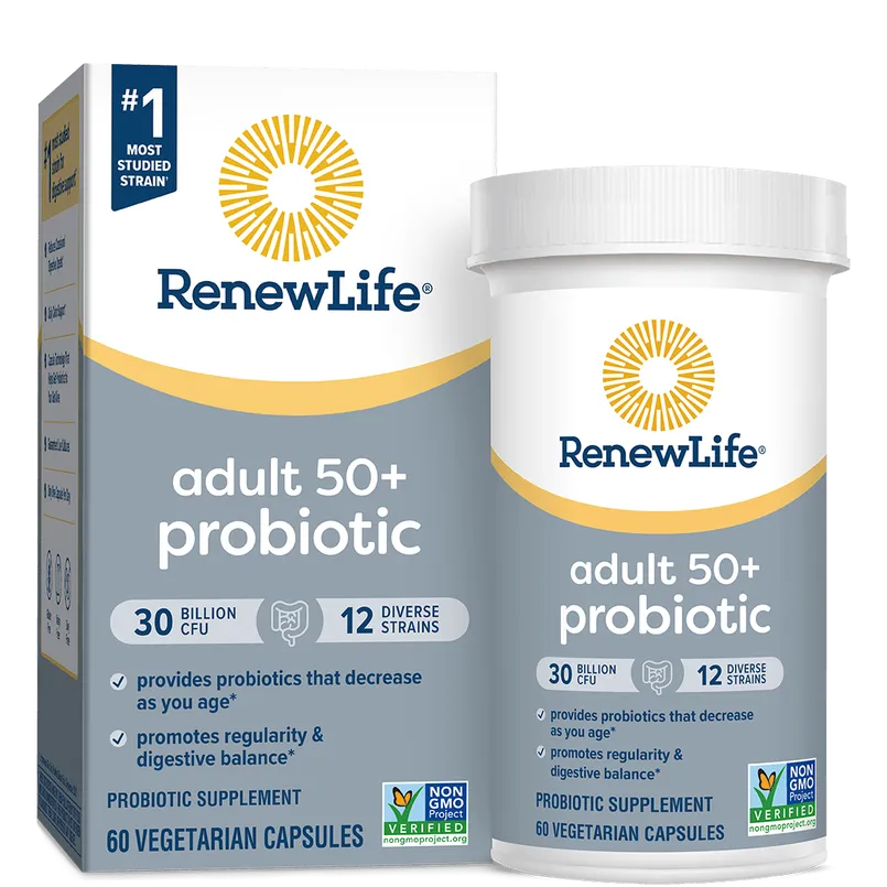 Adult 50  Probiotic 30 Billion CFU, 60 Vegetarian Capsules