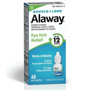 Alaway 12-Hour Eye Itch Relief Antihistamine Eye Drops, 10 mL