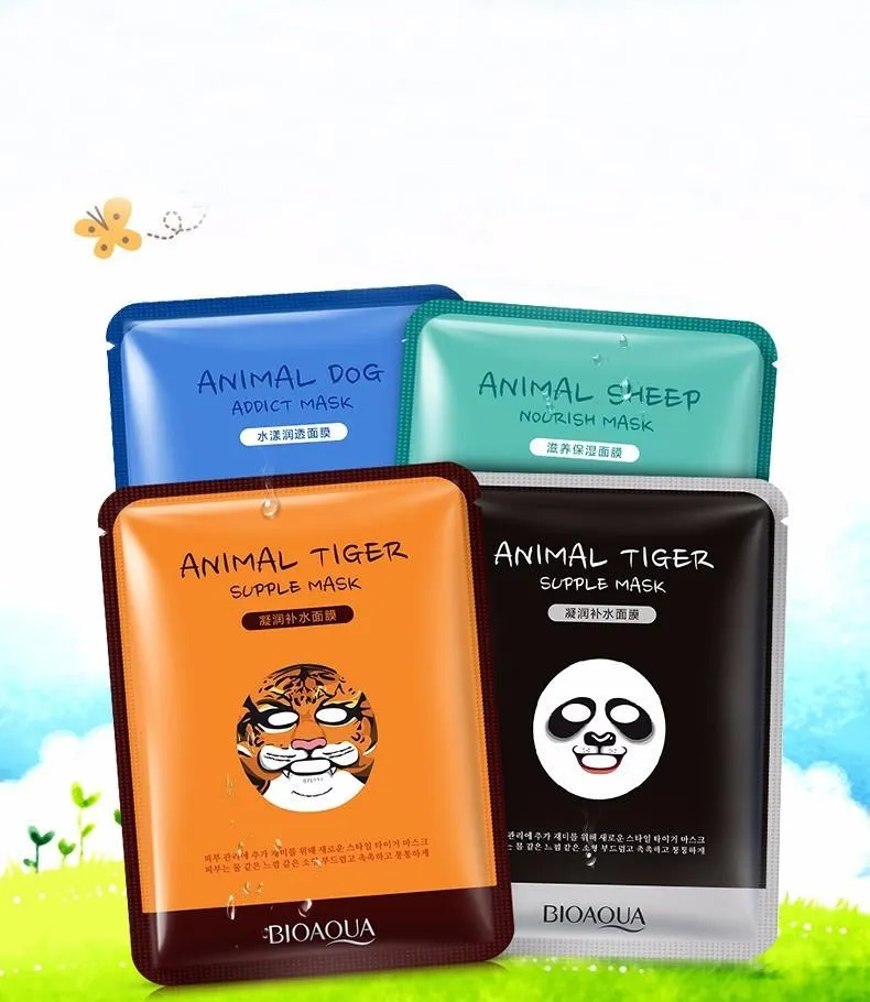 Animal Face Blackhead Mask with Oil Control Animal Face Masks