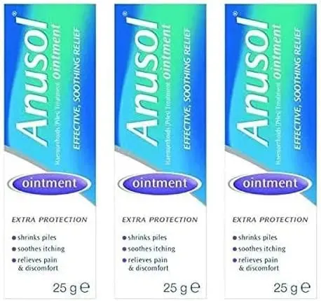 Anusol Ointment 25g x 3 Packs