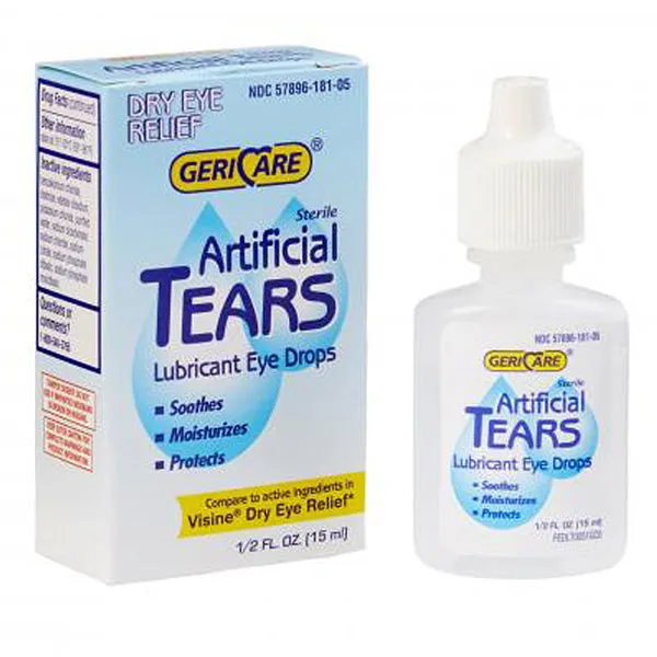 Artificial Tears Eye Drops 15 mL by Geri-Care