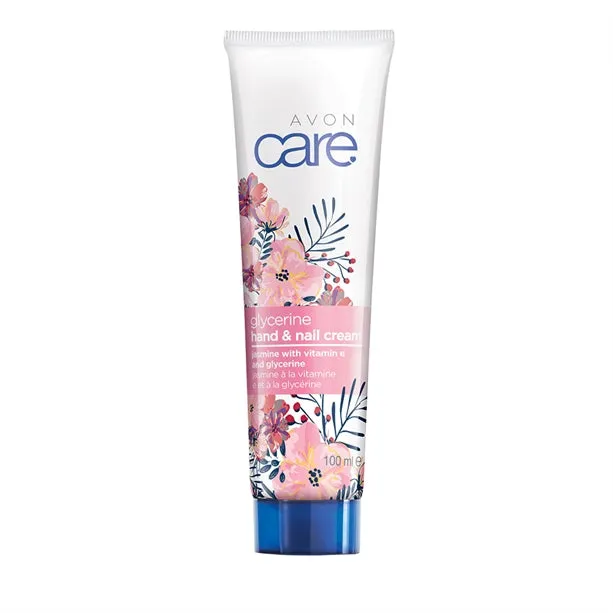 Avon Care Glicerine Hand & Nail Cream with Jasmine & Vitamin E - 100ml