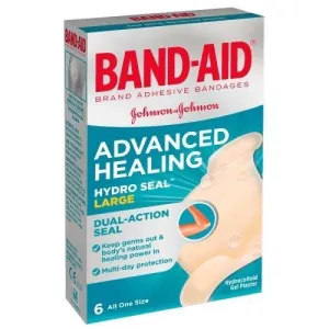 Bandaid Blister Adv Healing Large Pkt 6