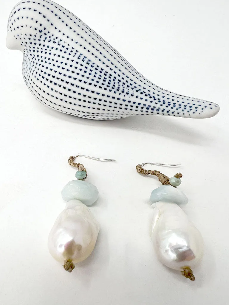 Baroque Chalcedony Linen Drops