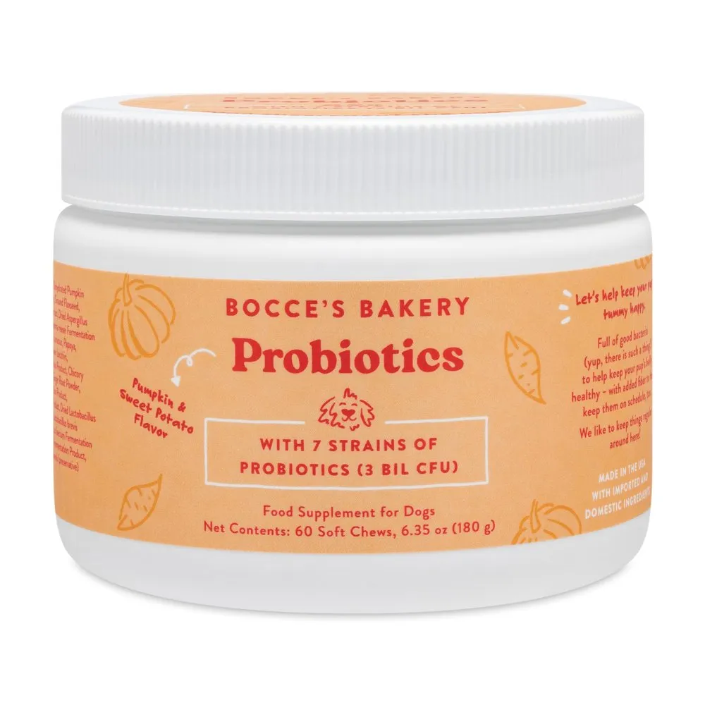 Bocce's Probiotic Supplement - Pumpkin, Sweet Potato & Ginger Flavor