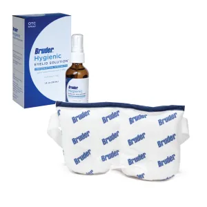 BRUDER Sinus Relief Bundle (Sinus & Allergy Compress/1 fl. oz Cleansing Solution) #18214