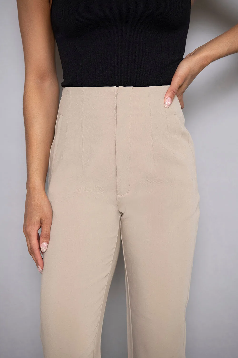 Cigarette Trouser - Sand