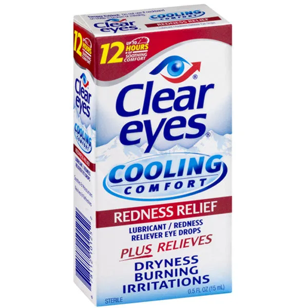 Clear Eyes Cool Comfort Redness Relief Eye Drops