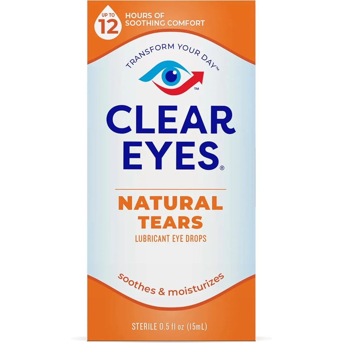 Clear Eyes Natural Tears Drops Mild