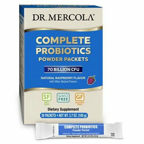 Complete Probiotics Powder Packets 30 pkts By Dr. Mercola