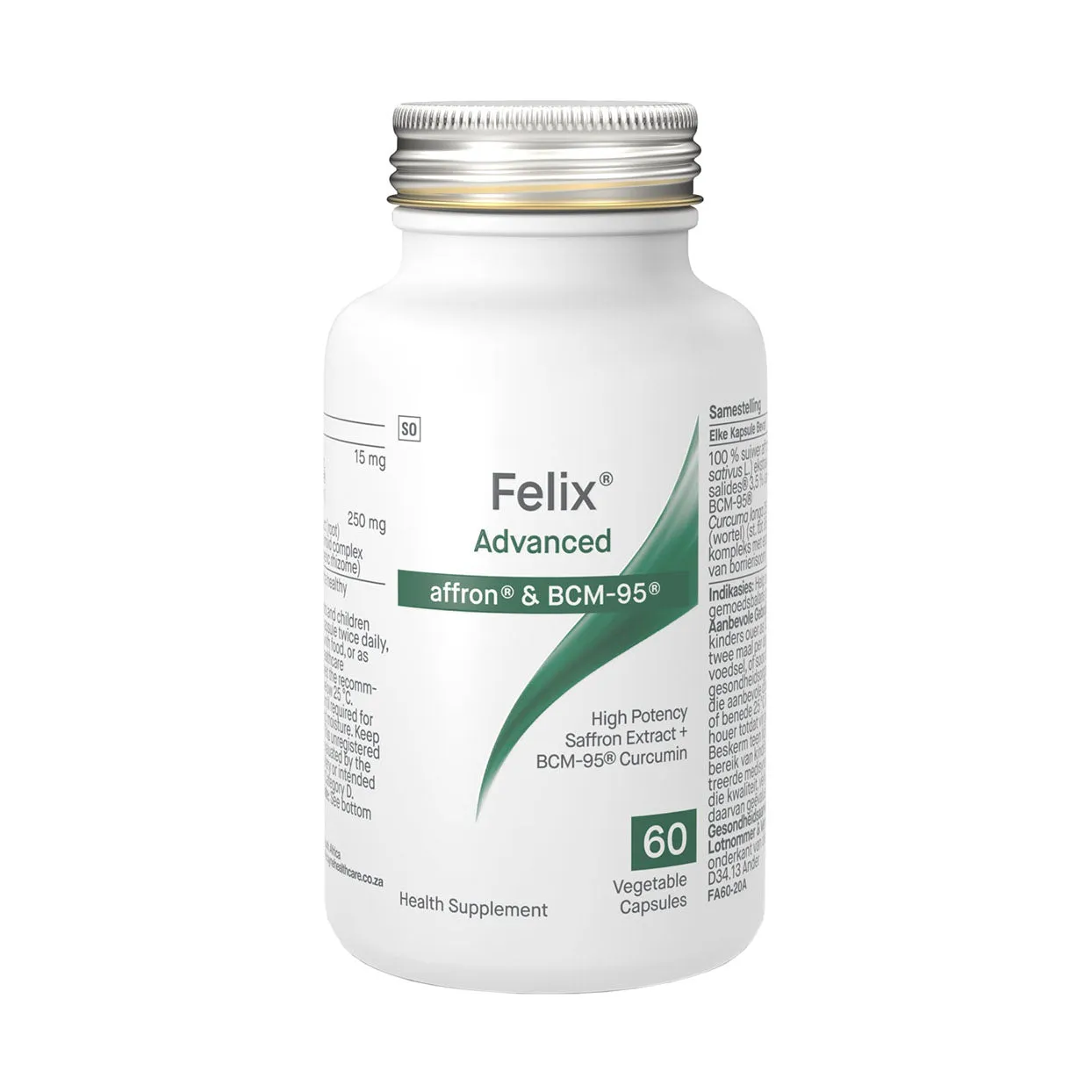 Coyne Felix Advanced affron & BCM-95 280mg 60 Capsules