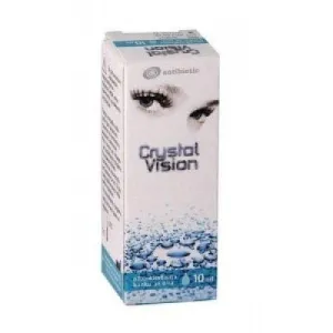 CRYSTAL VISION Premium 10ml Moisturizing Eye Drops for Enhanced Vision