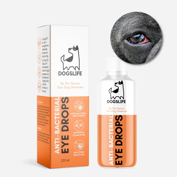 DOGSLIFE Anti-Bacterial Dog Eye Drops - 237ml