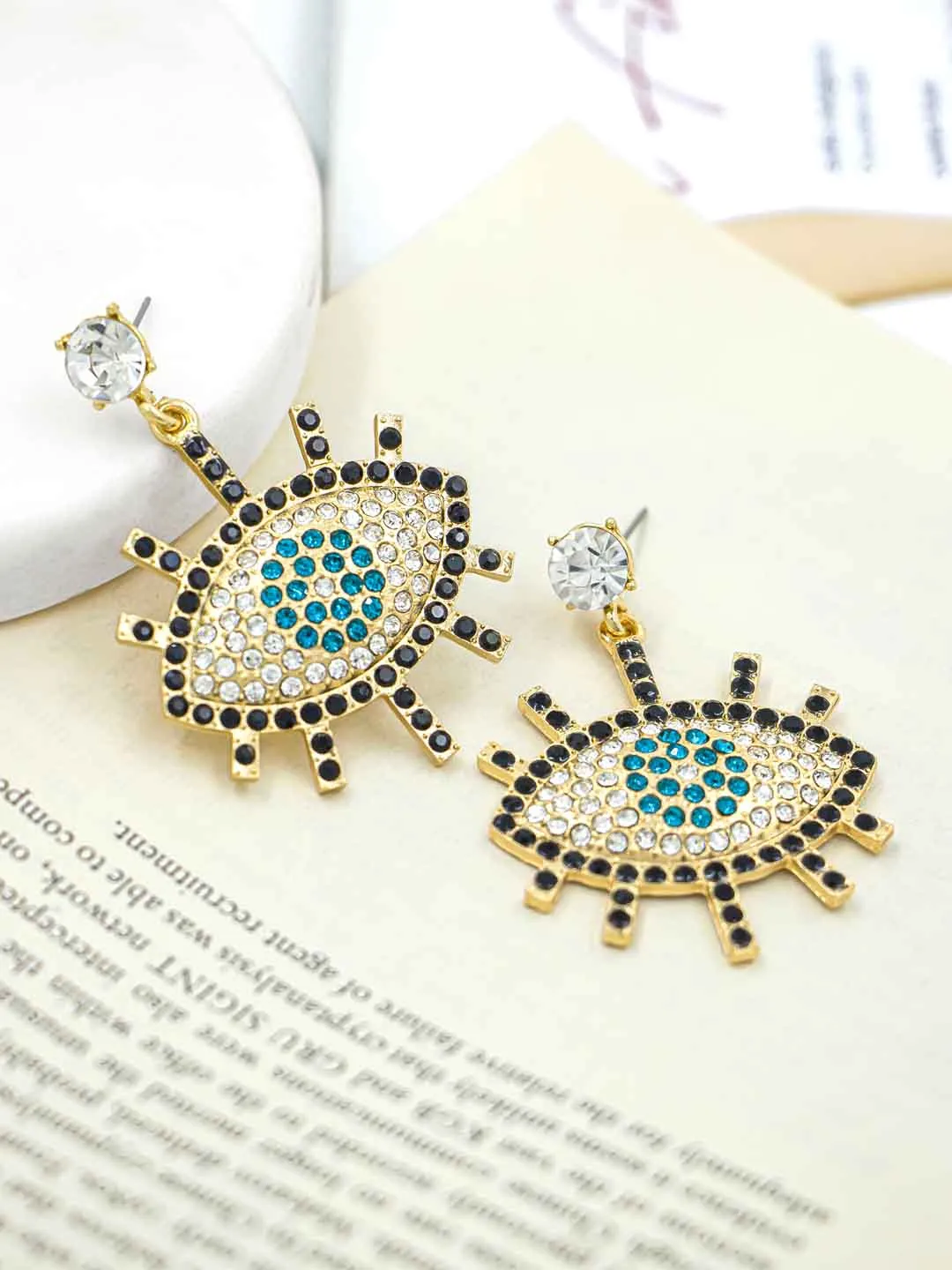 Evil Eye Drops Earring