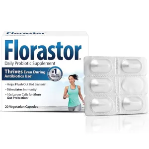 Florastor Probiotic Daily Digestive Health Supplement 250mg