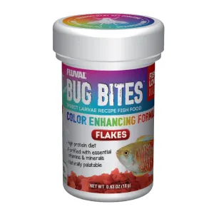 Fluval Bug Bites Color Enhancing Flakes