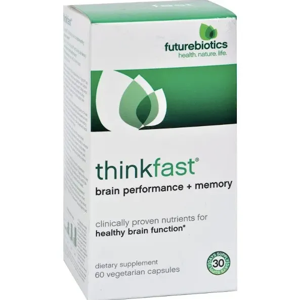 Futurebiotics thinkfast brain performance   memory 60Vcaps