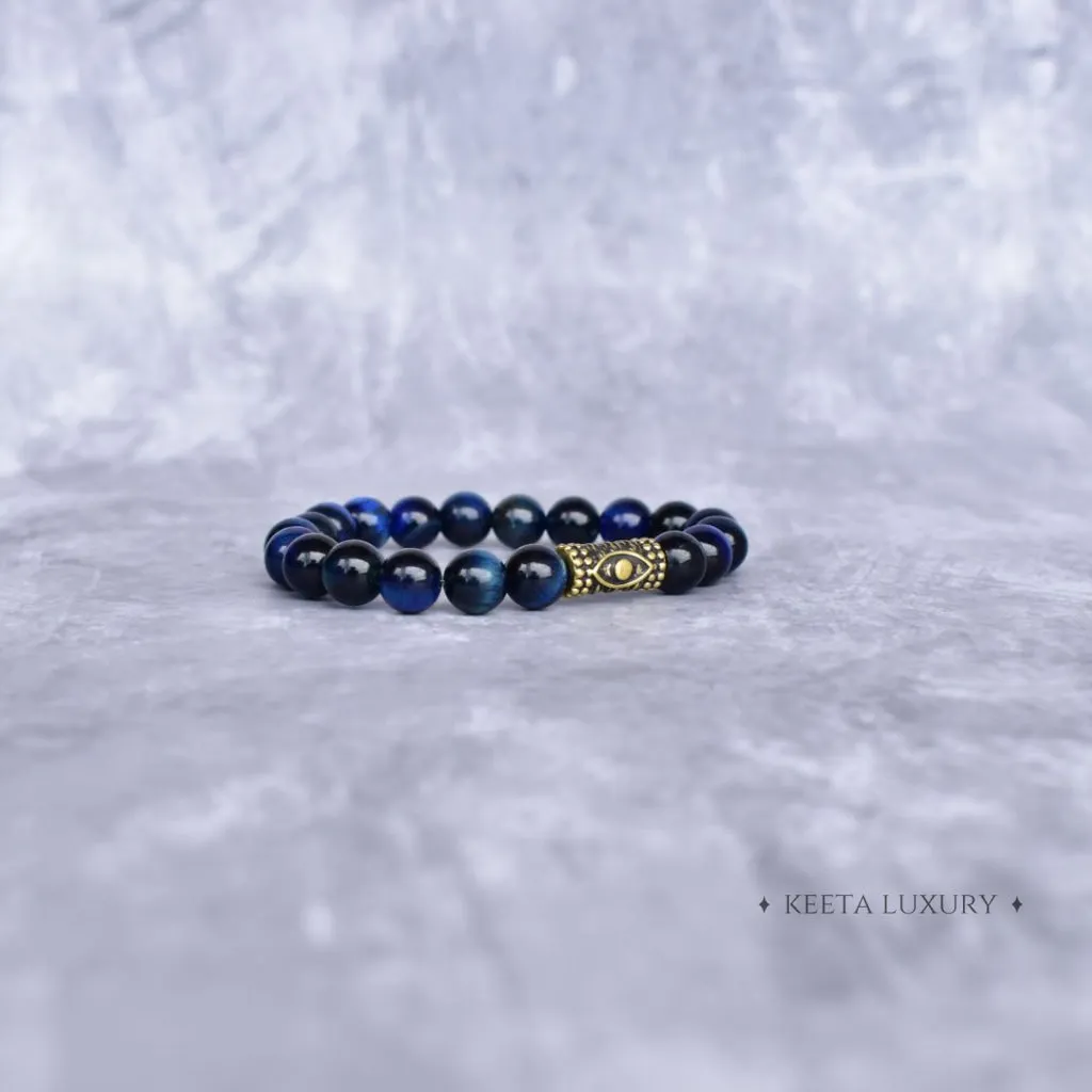 Gaze of Serenity - Blue Tiger's Eye Bracelet