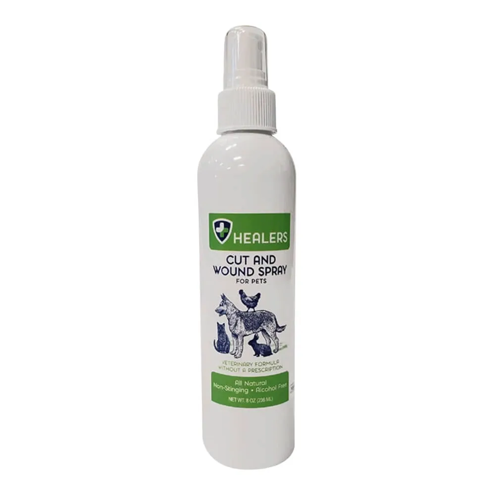 Healers Petcare Cut and Wound Spray, 8 oz