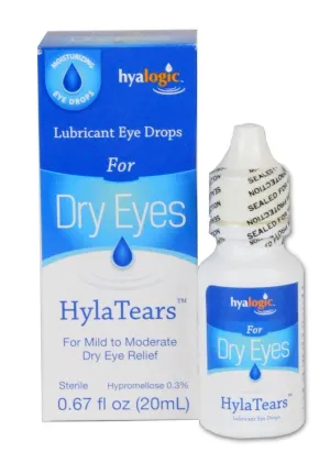 Hyalogic HylaTears - Dry Eye Relief Eye Drops .67 oz Liquid