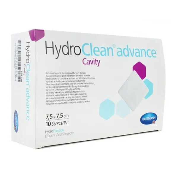 HydroClean Advance Cavity Dressings 7.5cm x 7.5cm x 10