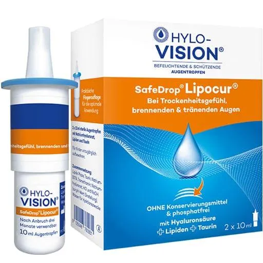 HYLO-VISION SafeDrop Lipocur eye drops