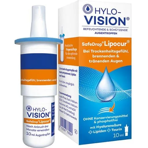 HYLO-VISION SafeDrop Lipocur eye drops