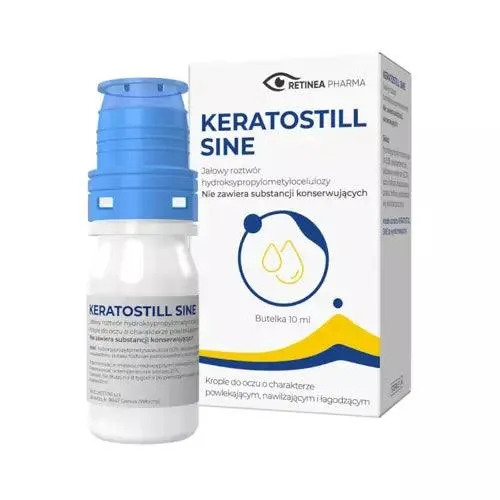 Keratostill Blue, sodium phosphate, eye drops