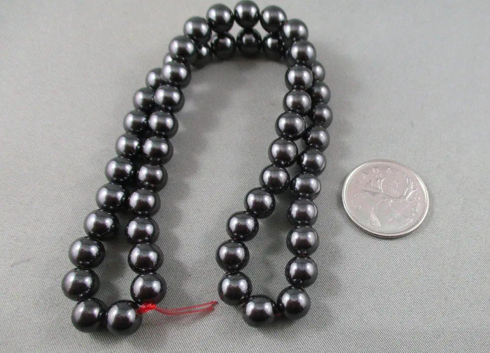 Magnetic Hematite Beads Round Various Sizes