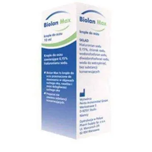 Max Biolan lubricant eye drops 10ml 0.15%, lubricating eye drops