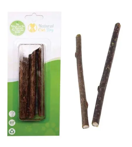 Natural Cat Toy Silvervine Stick