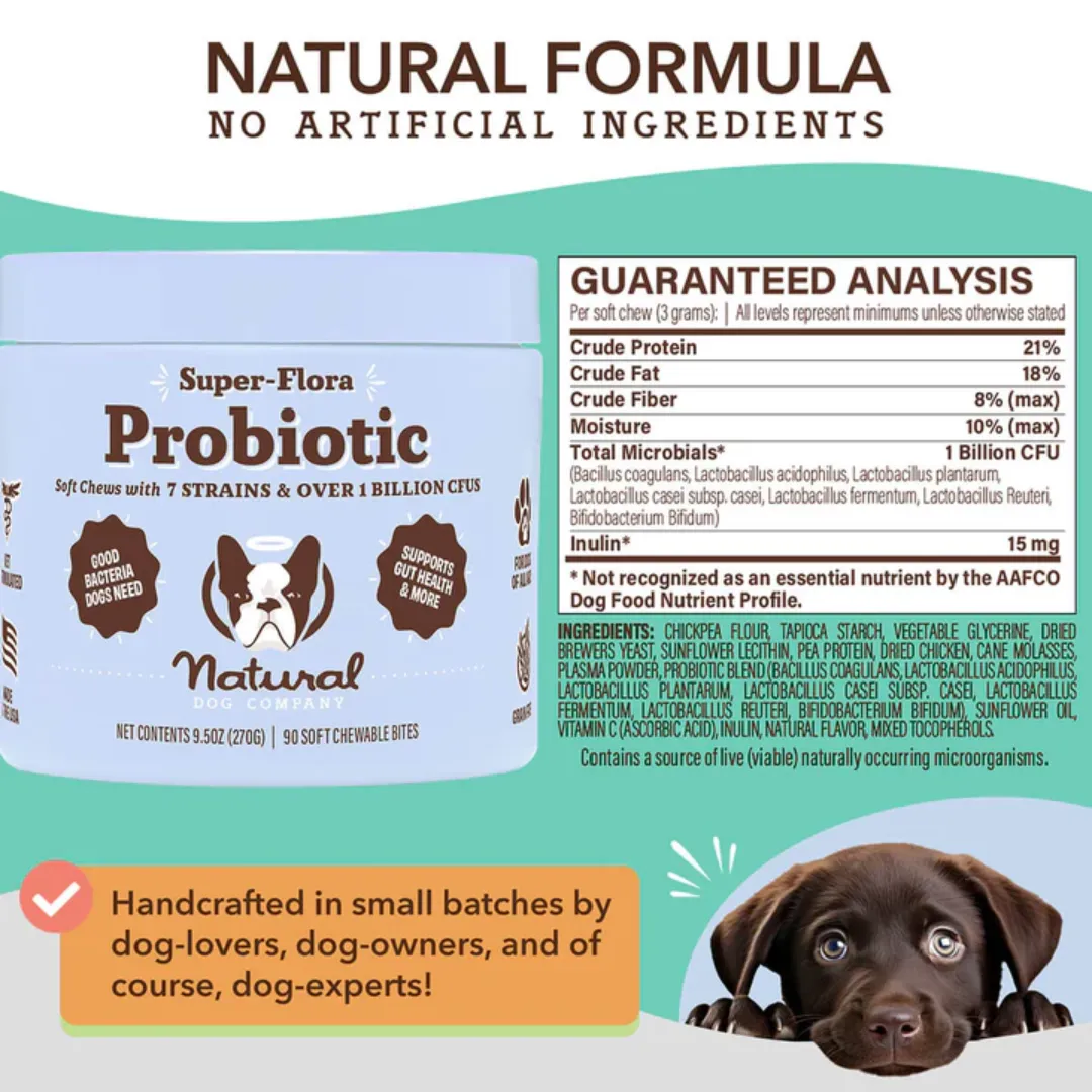 Natural Dog Company Probiotic Chews