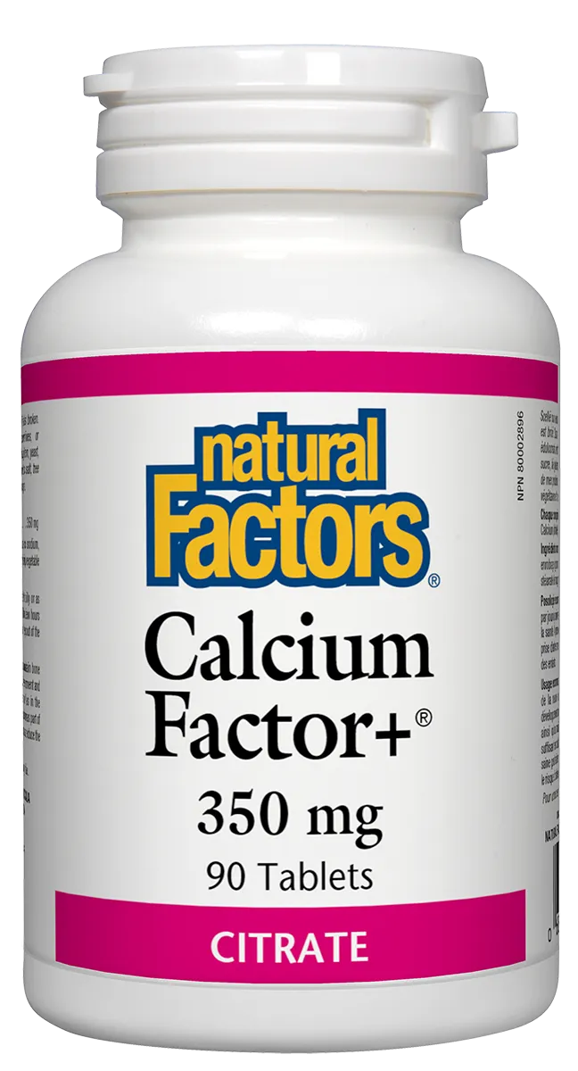 Natural Factors Calcium Factor  (350mg) (90 Tablets)