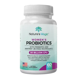 Nature's Magic Women's 50 Billion CFU Vegan Blend Probiotic & Prebiotic