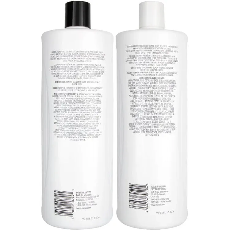 Nioxin System 4 Color Safe Shampoo & Conditioner Duo 33.8 oz.