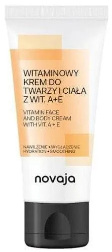 Novaja Vitamin face and body cream with vitamins A   E 200ml