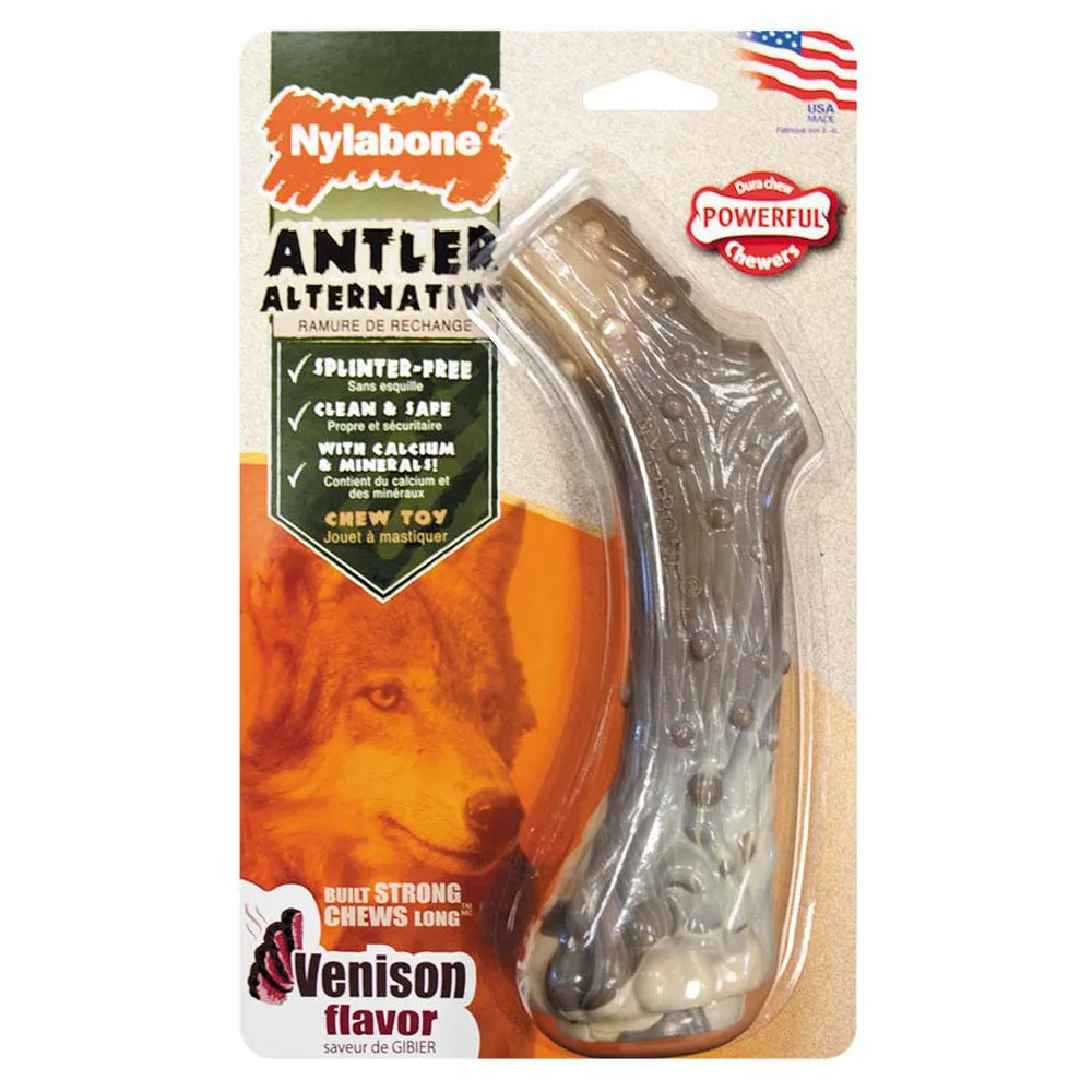 Nylabone Dura Chew Nylon Antler Venison