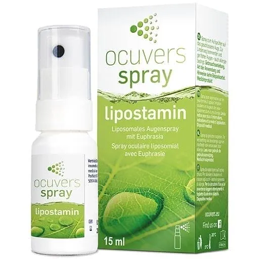 OCUVERS spray lipostamin eye spray with Euphrasia