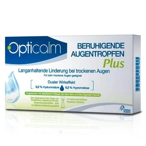 OPTICALM soothing eye drops Plus Re-Balance