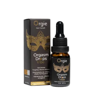 Orgie Orgasm Drops Vibe! Tingling Clitoral Arousal 15ml