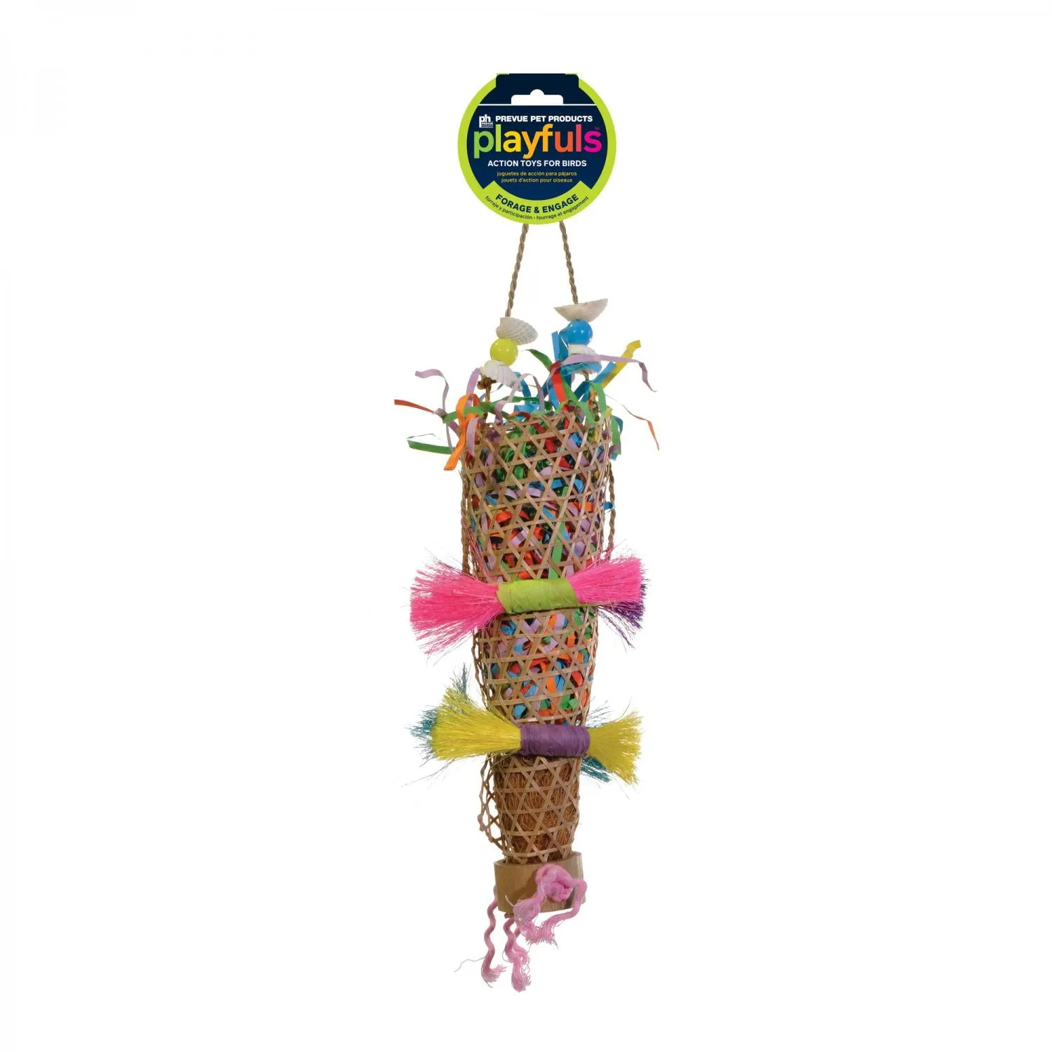 Prevue Pet Playfuls Confetti Kazoo Bird Toy