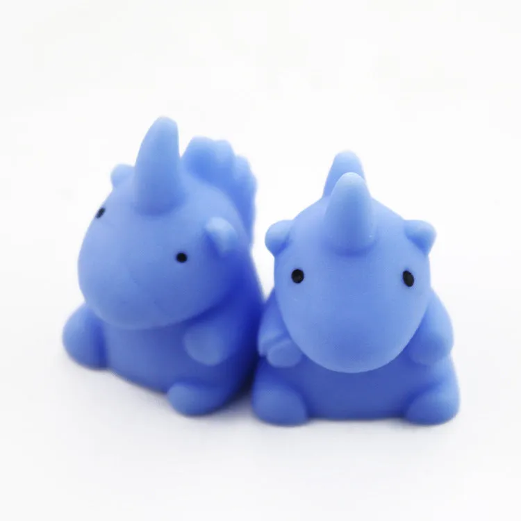 PROLOSO 10 Pack Squishy Fidget Toys Slow Rising Blue Animals Stress Relief