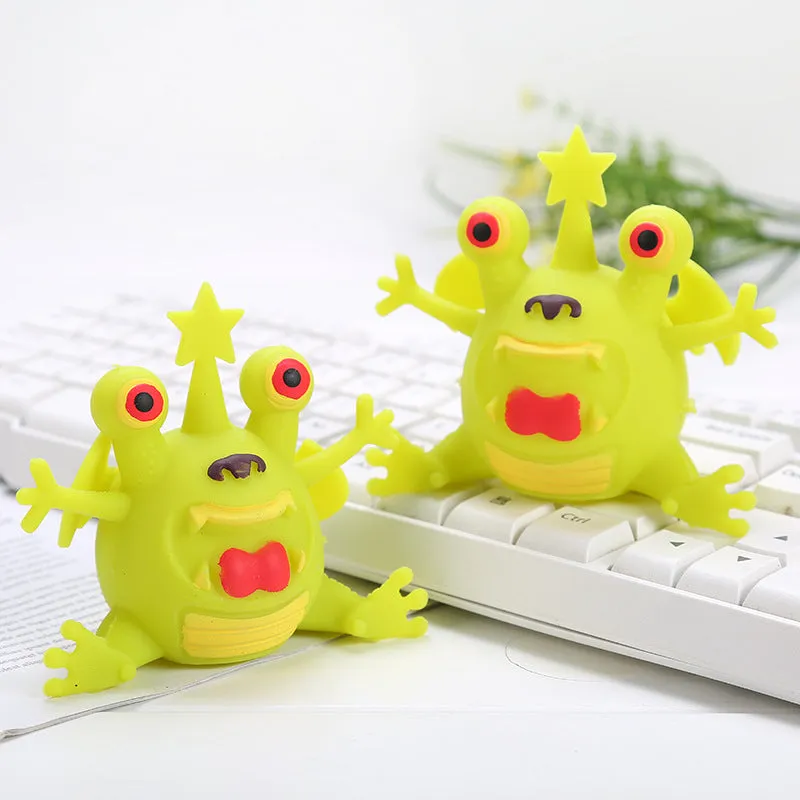 PROLOSO Squishy Toys Fidget Squeeze Monsters Stress Relief 6 Pcs