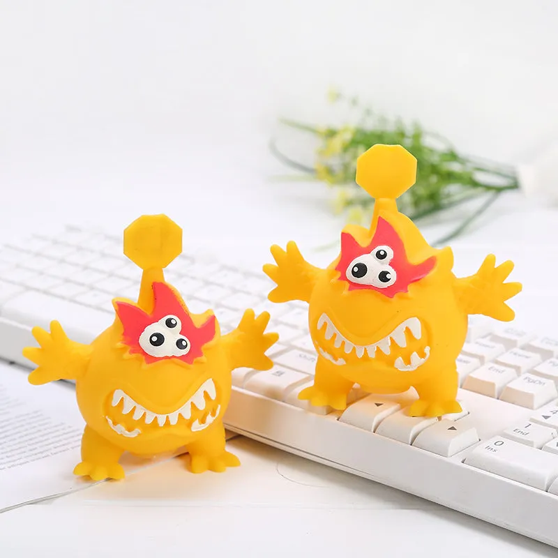 PROLOSO Squishy Toys Fidget Squeeze Monsters Stress Relief 6 Pcs