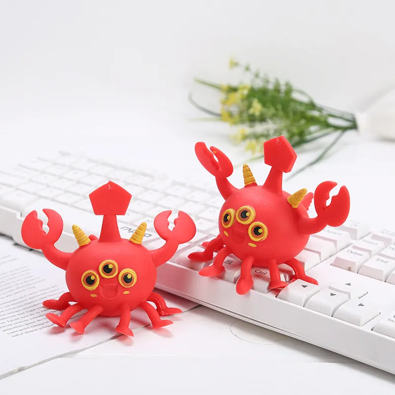 PROLOSO Squishy Toys Fidget Squeeze Monsters Stress Relief 6 Pcs