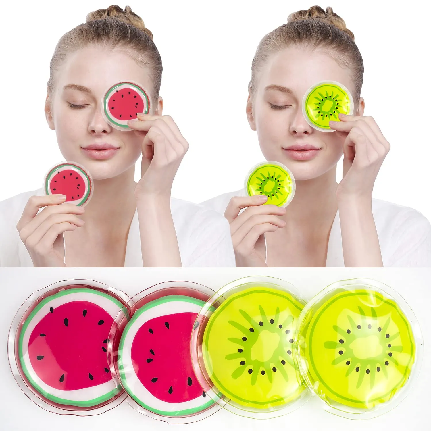 Revitalize Eyes with Reusable Gel Pads for Hot  Cold Therapy